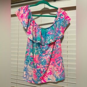 Lilly Pulitzer La Fortuna Top Off the Shoulder